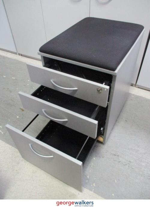 PR5585 - Grey Formway Drawer Mobile - George Walkers Office Furniture Megastore