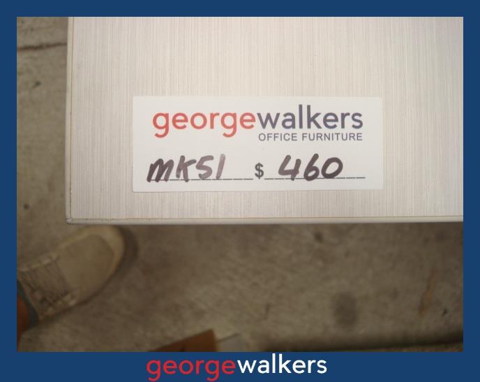 MK51 - Silver Strata Meeting Table - George Walkers Office Furniture Megastore