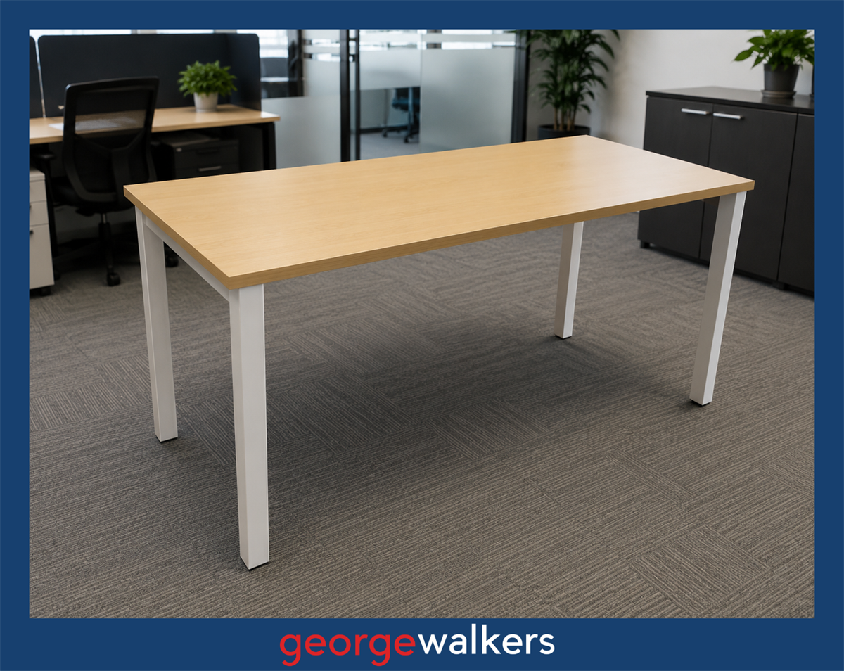 Maple Straight Desk