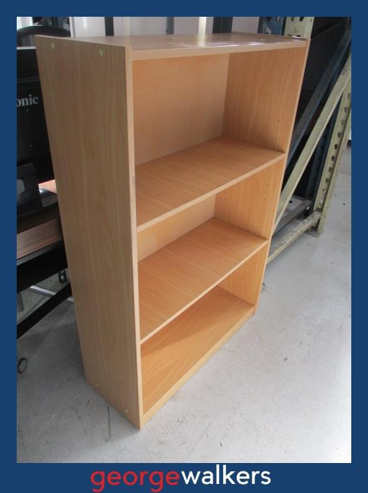 PR6738 Tawa Melteca Bookshelf - George Walkers Office Furniture Megastore