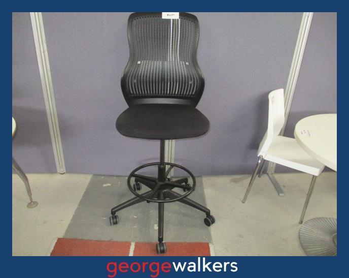 PR6238 Black Formway Knoll High Rise Chair - George Walkers Office Furniture Megastore
