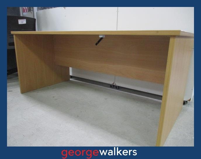 PR5278 - Tawa Straight Desk - George Walkers Office Furniture Megastore