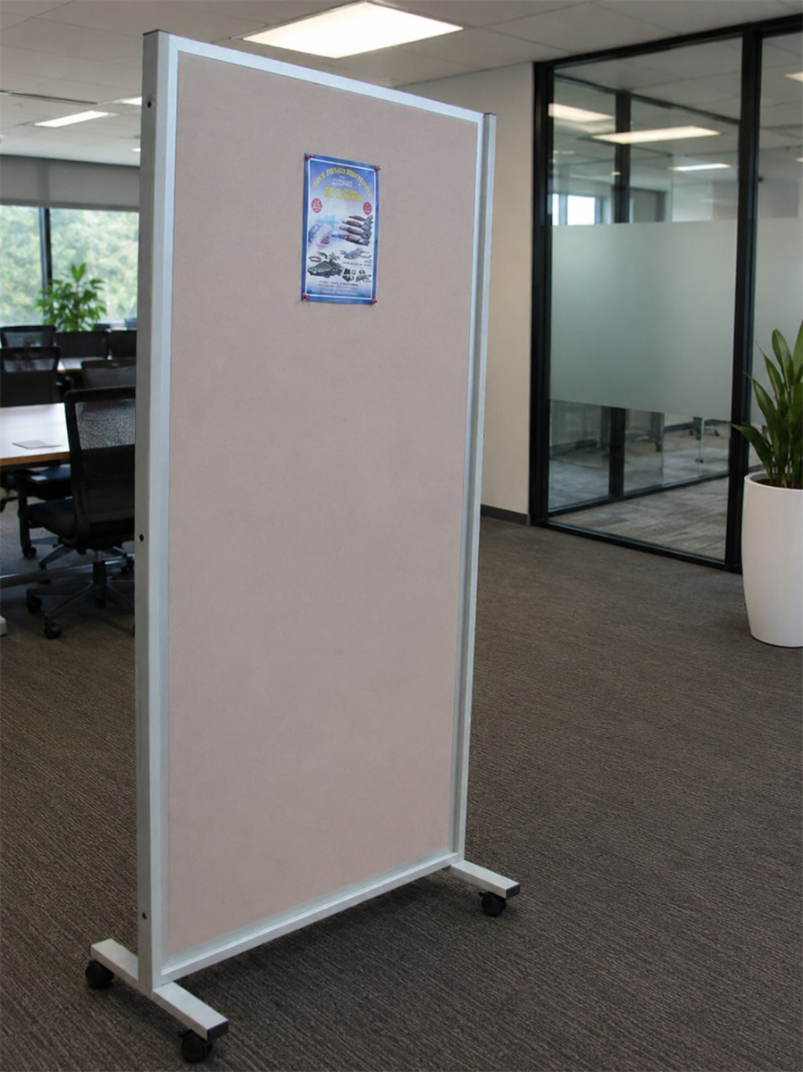 Partition - Mobile Display - 1800 x 1200mm - Beige - N80571