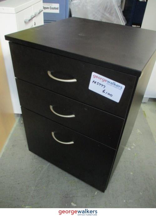 PR5777 Black Mobile Drawer - George Walkers Office Furniture Megastore