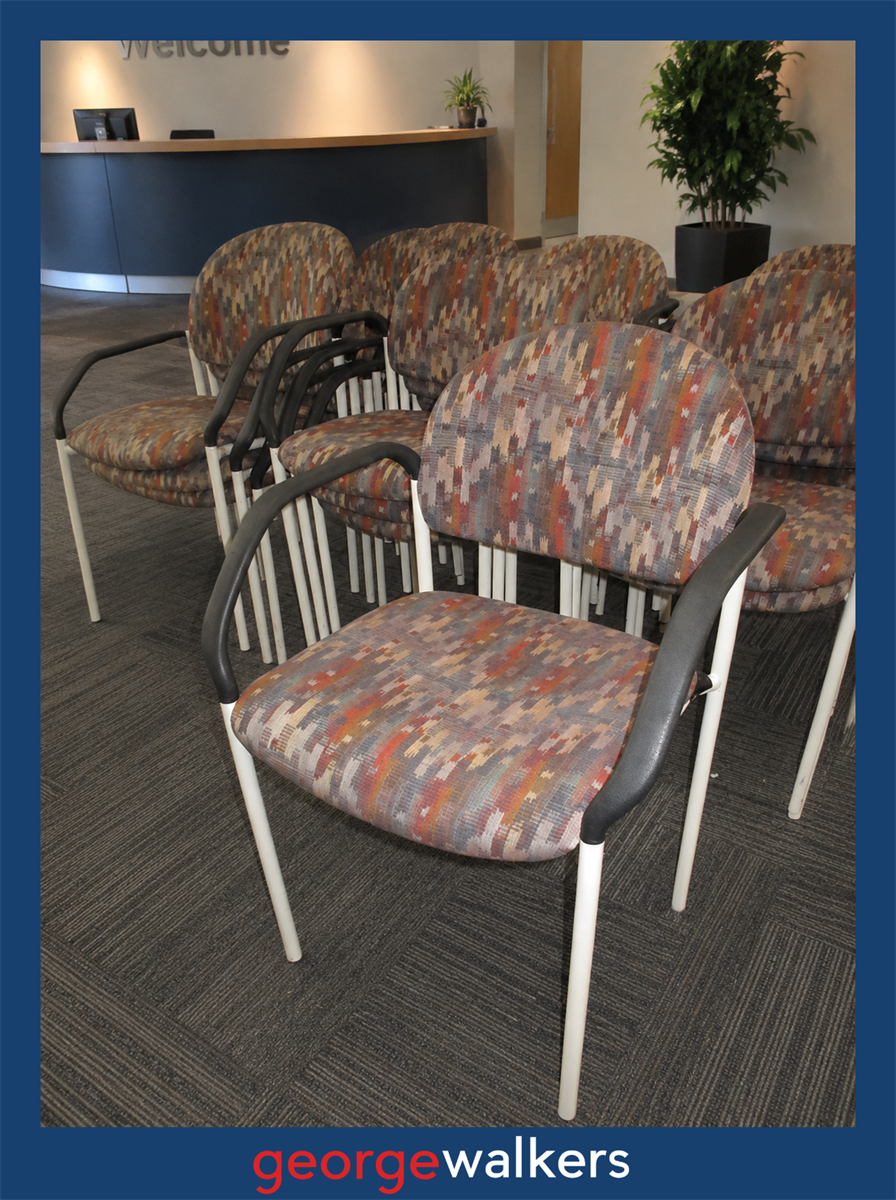 PR6728 Mixed Colour Stackable Visitor Chair - George Walkers Office Furniture Megastore