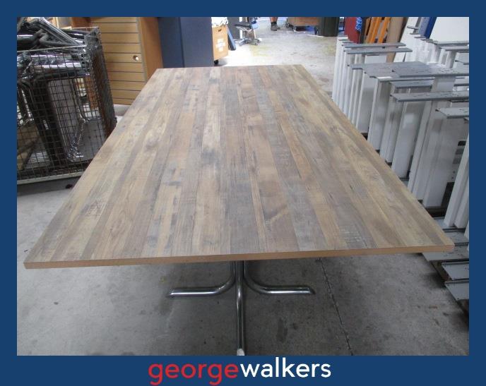 PR6570 Rustic Melteca Executive Boardroom Table