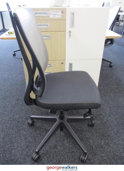 PR5656 - Grey Eden Ergo Synchro Office Chair - George Walkers Office Furniture Megastore