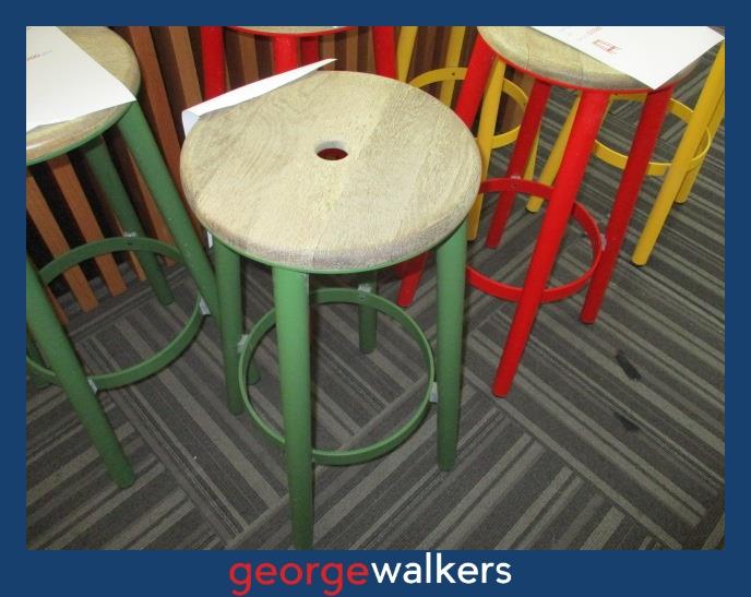PR6424 Mixed Colour IMO Designer Bar Stools (Set of 6) - George Walkers Office Furniture Megastore