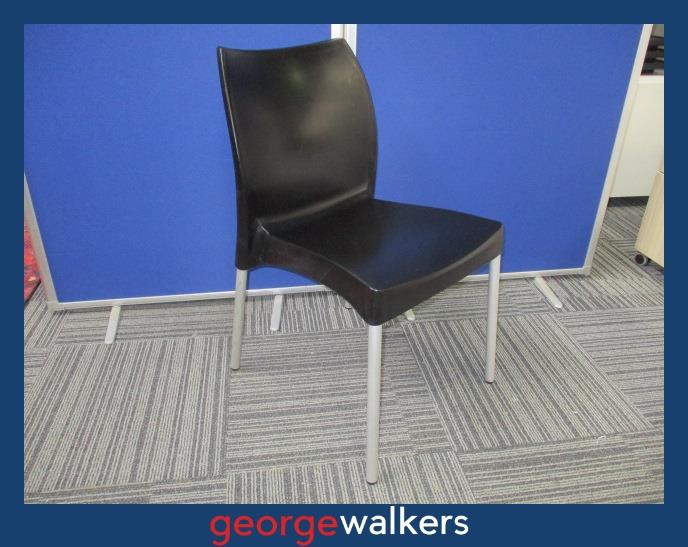 PR6297 Black Siesta Outdoor Chair - George Walkers Office Furniture Megastore