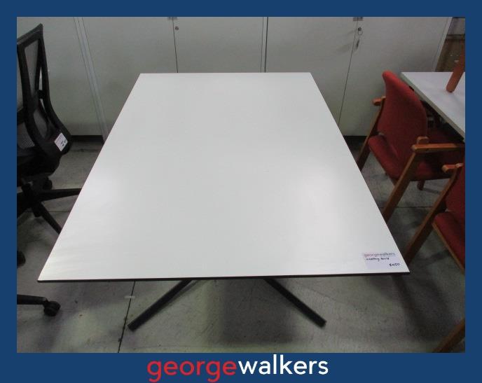 PR5954 White Meeting Table - George Walkers Office Furniture Megastore