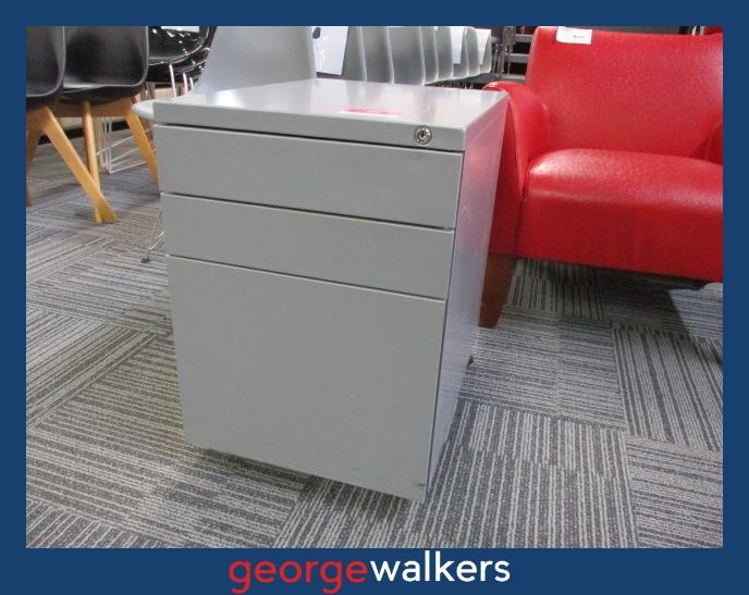 PR6051 Grey 3-Drawer Mobile Unit - SALE - George Walkers Office Furniture Megastore