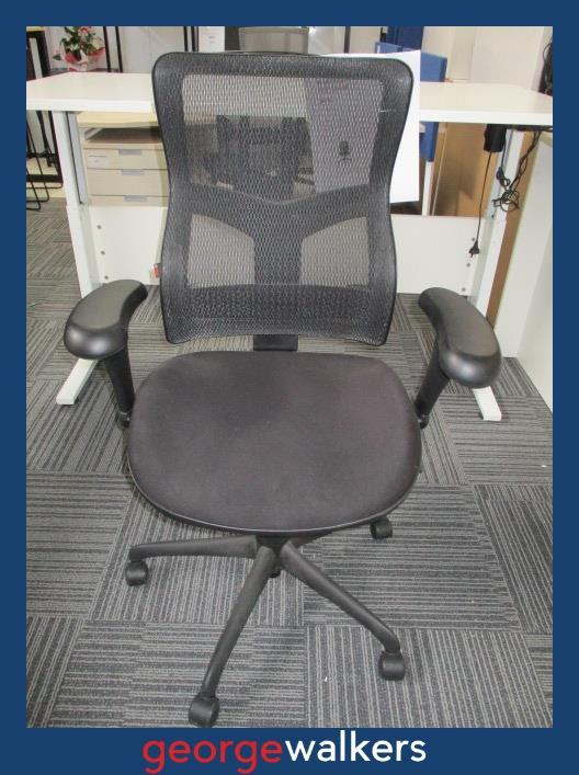 PR6413 Black RS Pro Typist Chair - George Walkers Office Furniture Megastore