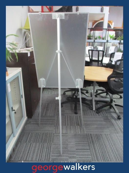 PR6467 Litewhyte Whiteboard / Flipchart on Stand - George Walkers Office Furniture Megastore