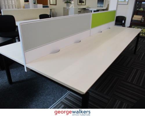 PR5642 - Ash Woodgrain Pod Station - George Walkers Office Furniture Megastore