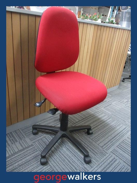 PR6498 Red Dawell Office Chair - George Walkers Office Furniture Megastore