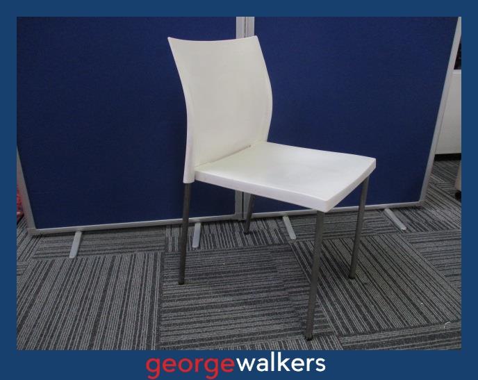 PR6298 White Shape Total Solutions Cafe Chair - George Walkers Office Furniture Megastore