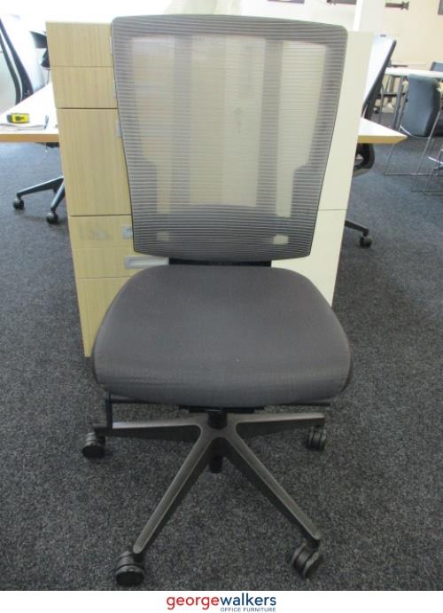 PR5656 - Grey Eden Ergo Synchro Office Chair - George Walkers Office Furniture Megastore