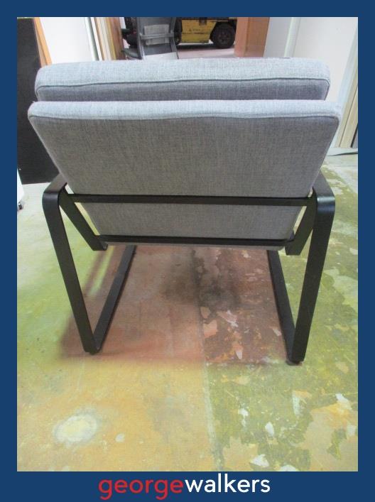 PR5839 Grey Single Armchair - George Walkers Office Furniture Megastore