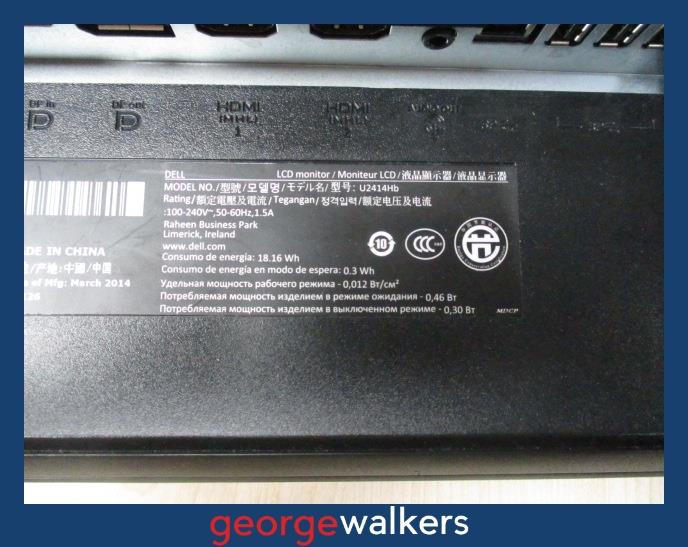 PR6443 Black Dell Monitor U2414HB