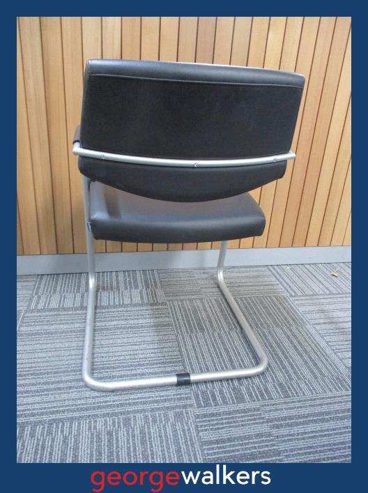 PR6501 Leather Sitland Visitor Chair - George Walkers Office Furniture Megastore