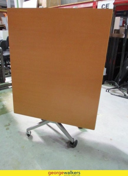 2600mm Foldable Boardroom Table Wood Veneer