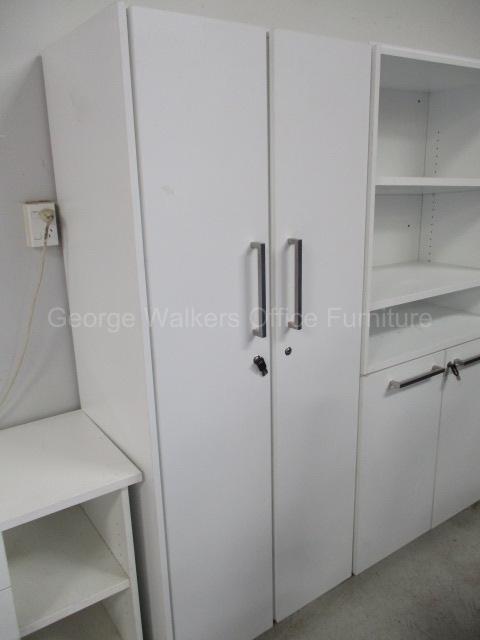 Filing & Storage - Cupboard - Double Door - White - 720 x 500 x 1760 mm