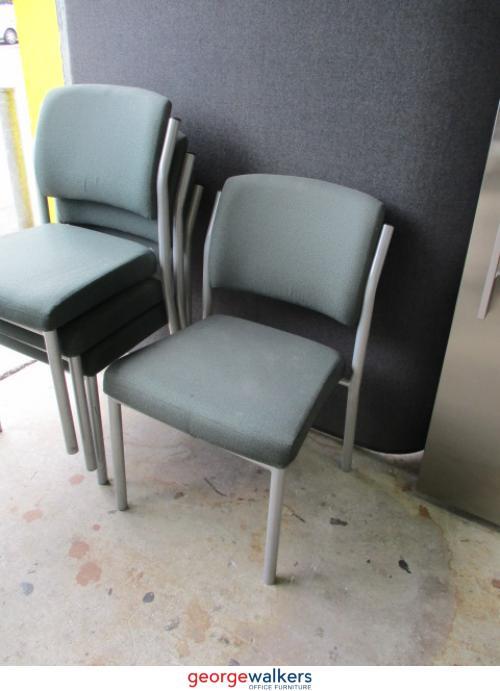 Chair - Reception Chair - Stacker Chair - Green