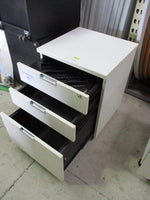 3-Drawers Mobile Cabinet White 480 x 460 x 630 mm