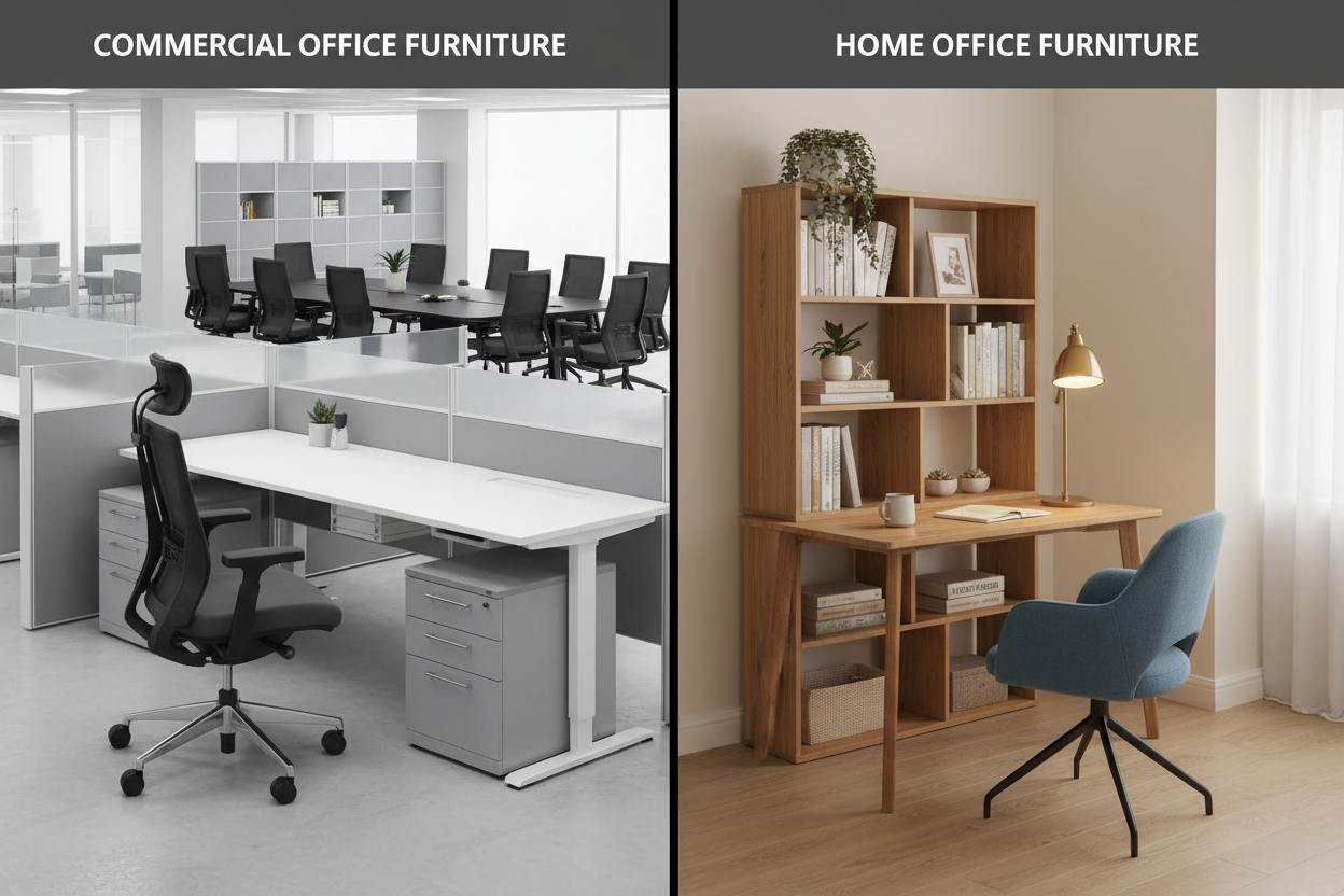Commercial Grade vs Home Office Furniture: What’s the Difference?