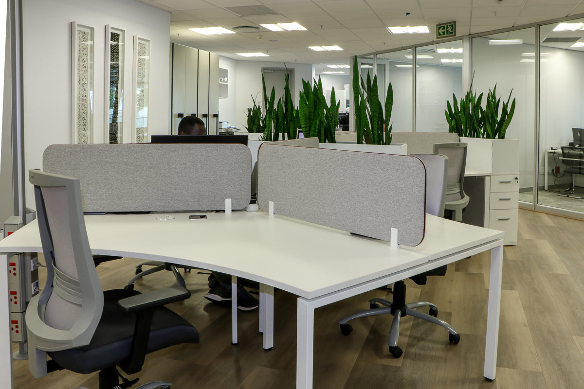 Partision Desk Desk Mounted Partitions