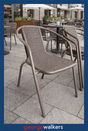 PR6513  Brown Outdoor Cafe Chairs - George Walkers Office Furniture Megastore