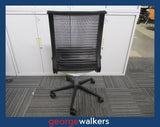 PR5992  Black Steelcase Office Chair - George Walkers Office Furniture Megastore