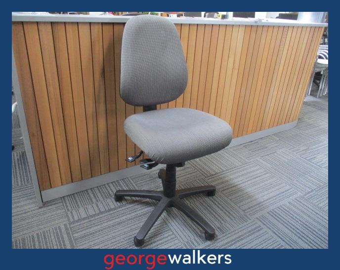 PR6499  Grey Dawell Office Chair - George Walkers Office Furniture Megastore