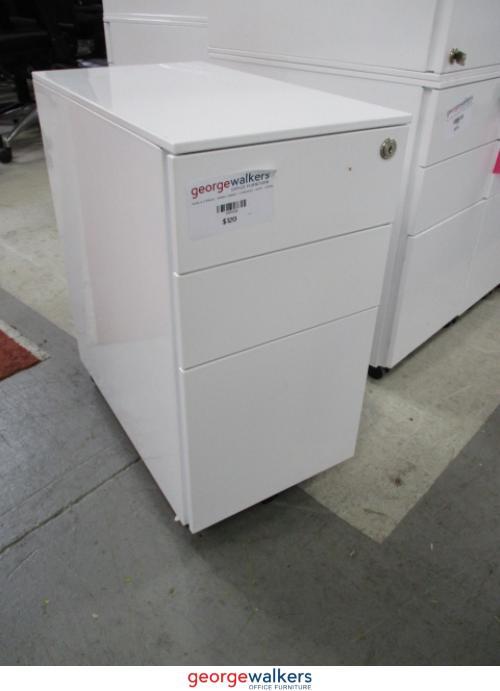 PR5028 - White Slimline Mobile Drawer