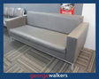 PR6085  Grey  Vinyl Commercial Couch - George Walkers Office Furniture Megastore