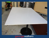 SM2 - White Boardroom Table - George Walkers Office Furniture Megastore