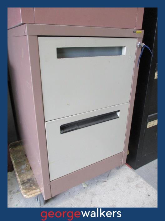 Filing cabinet – Precision – 2 drawer – Metal – With key – PR7007