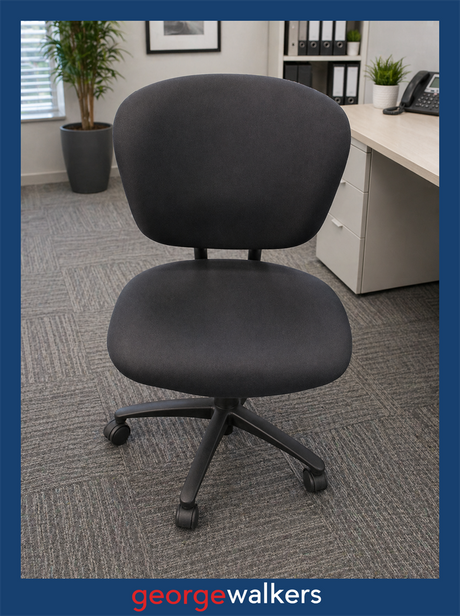 PR6700  Black Haworth Improv H.E. XL Heavy Duty Office Chair - George Walkers Office Furniture Megastore