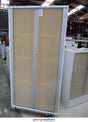 PR5546 - White  Tambour - George Walkers Office Furniture Megastore