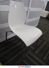 PR4953 - White Café Chair - George Walkers Office Furniture Megastore
