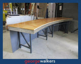 PR6519  Concrete  4M  Reception Counter - George Walkers Office Furniture Megastore