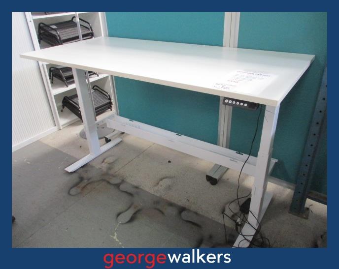 DESK – ELECTRIC SIT/STAND – 1.8M – WHITE – MEMORY PRESETS – PR6952