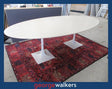 PR6267  Maple Gaber Oval Boardroom Meeting Table 2.4M - George Walkers Office Furniture Megastore
