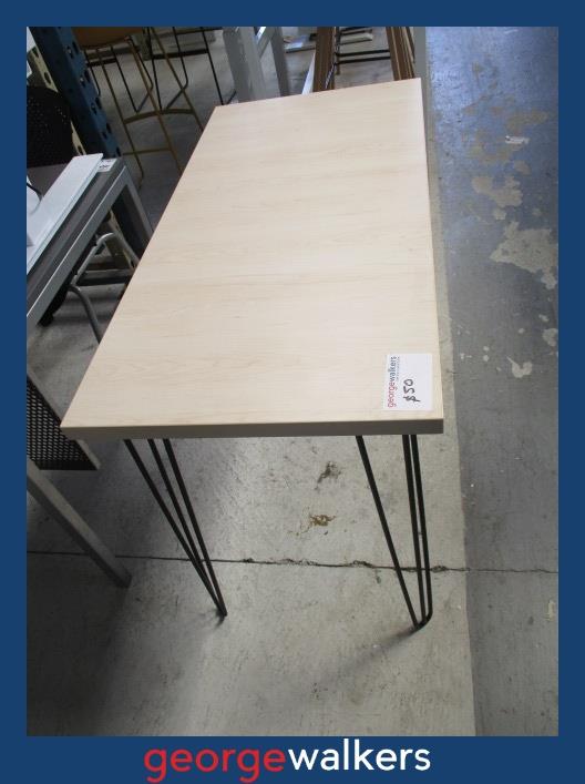 Table – Maple melteca – Hairpin legs – Compact – PR6984