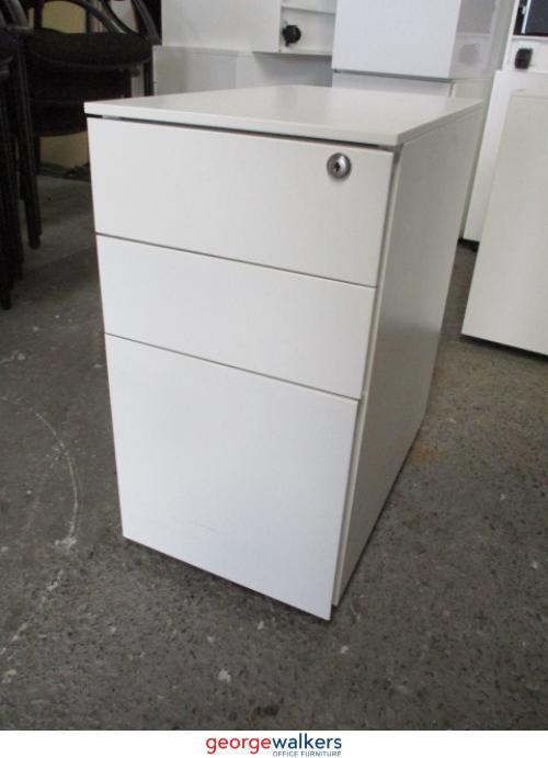 PR5311 - White Slimline Mobile Drawer - George Walkers Office Furniture Megastore