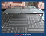 PR6303  Black Glass  Coffee Table - George Walkers Office Furniture Megastore