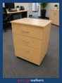 PR6737  Tawa Melteca  4 Drawer Mobile - George Walkers Office Furniture Megastore