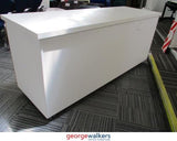 PR5633 - White/Woodgrain  Credenza - George Walkers Office Furniture Megastore