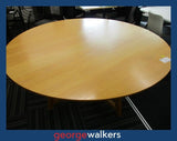 PR5789  Woodgrain  Round Meeting Table - George Walkers Office Furniture Megastore