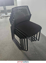 Chair - Meeting Chair - Stackable - Black